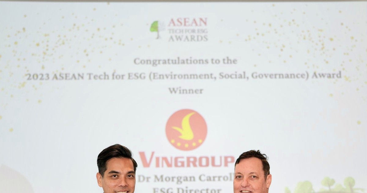 vingroup gianh giai thuong cong nghe ben vung asean 2023 65f31bae5c58e